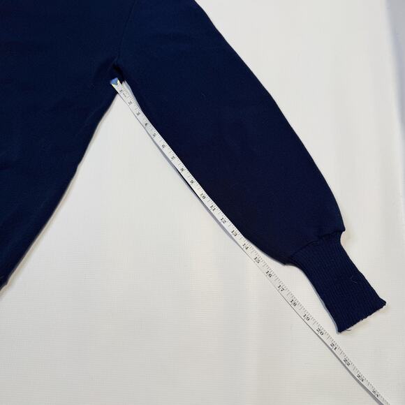 Jantzen Cardigan Sweater Mens Tall XL Blue V Neck Knit Grandpa Dad Cobain USA - Picture 6 of 9